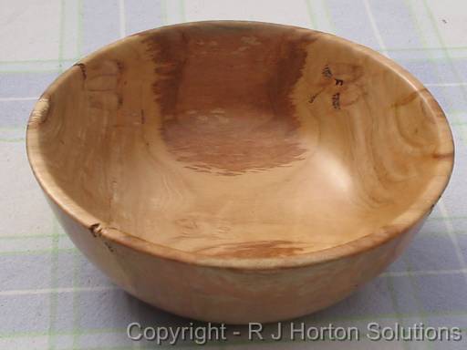 Stringy Bark Root_3 Size 17cm (6.75in) - Deep Bowl - $A55